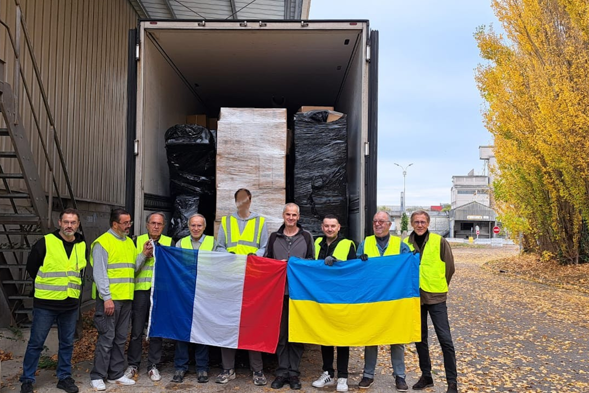 Départ d’un nouveau convoi humanitaire pour l’Ukraine