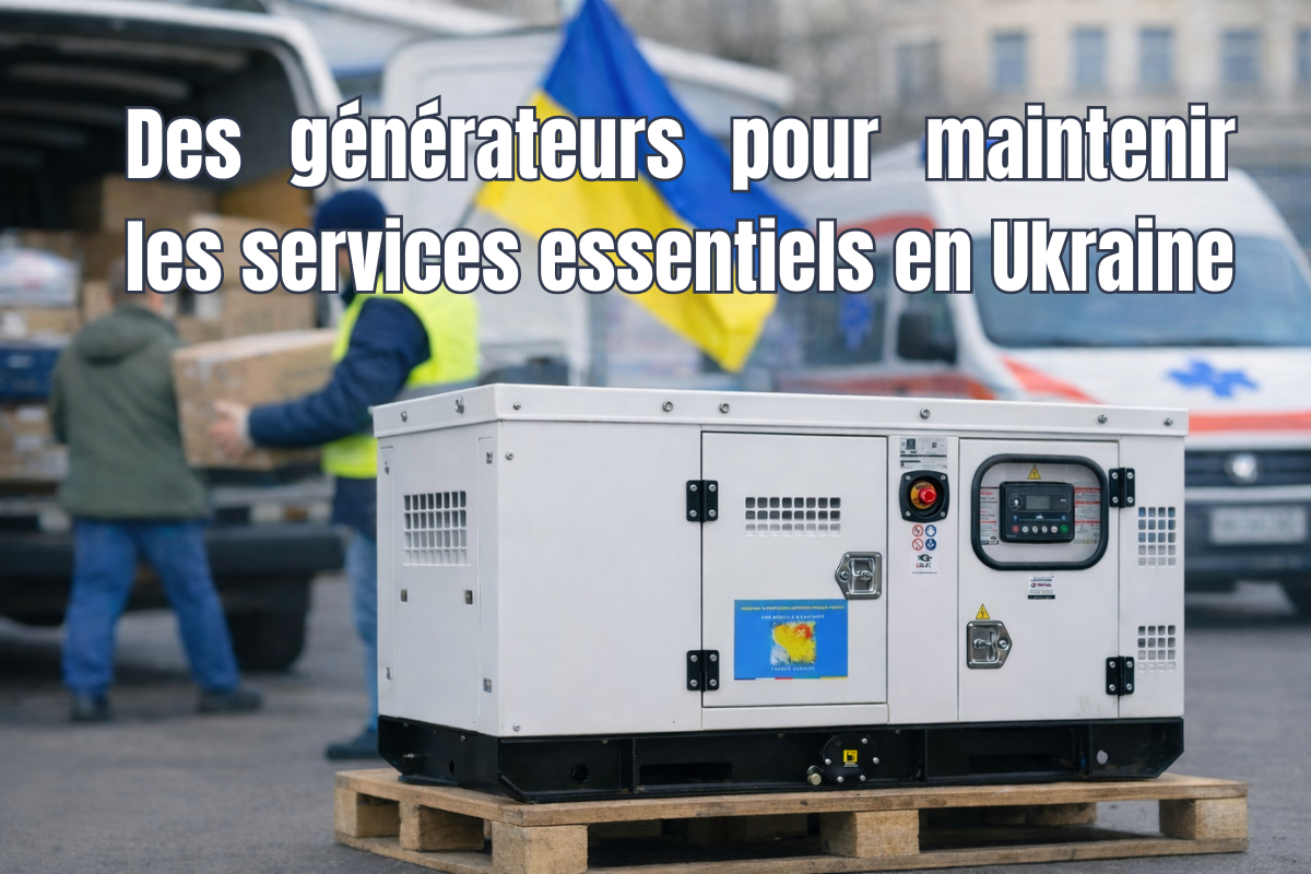 Collecte de générateurs pour l’Ukraine : un soutien vital aux infrastructures essentielles